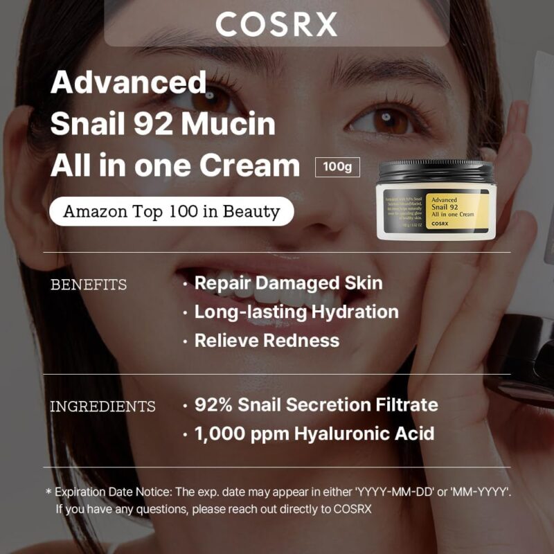 COSRX Advanced Snail 92 All-in-One Cream - Image 3