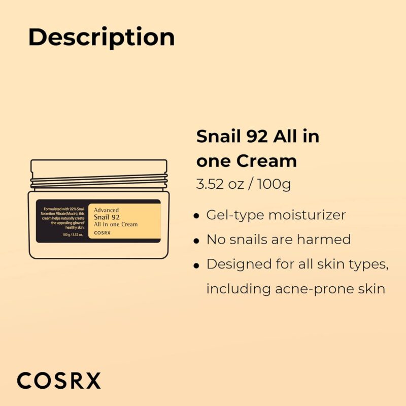 COSRX Advanced Snail 92 All-in-One Cream - Image 5